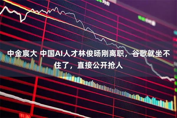中金宸大 中国AI人才林俊旸刚离职，谷歌就坐不住了，直接公开抢人